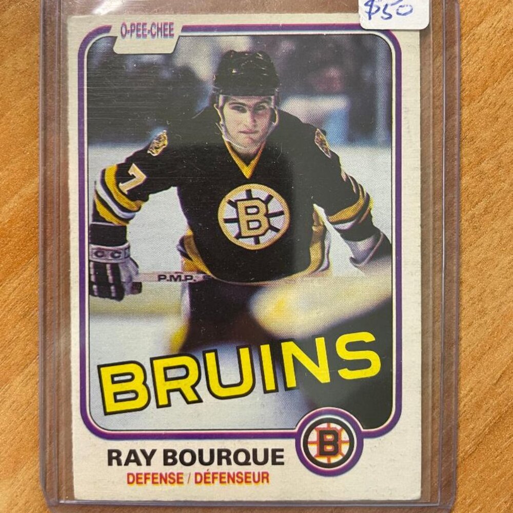 1981-82 O-Pee-Chee #1 Ray Bourque Boston Bruins